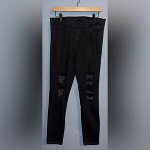 Flying Monkey Black Ripped Skinny Jeans